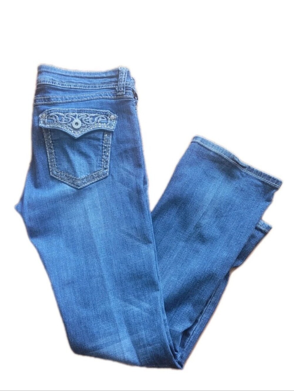 Stetson Jeans Hollywood Bootcut Women's 12 Embellished Back Pocket Western Y2K